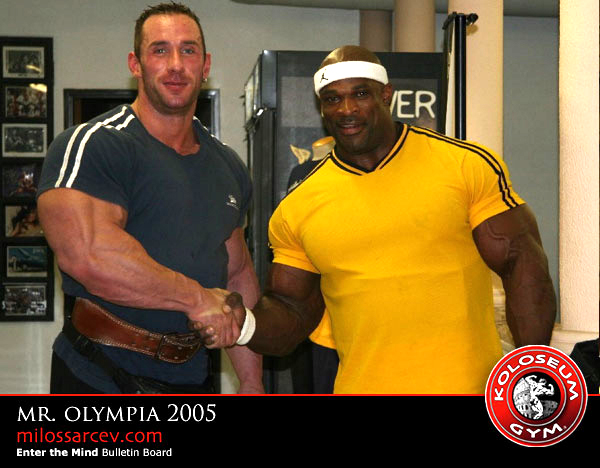 Armin Scholz a Ronnie Coleman - 24. z��� 2005