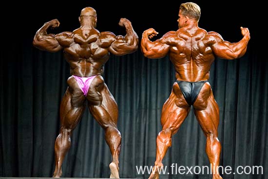 Ronnie Coleman a Jay Cutler - Mr. Olympia 2005