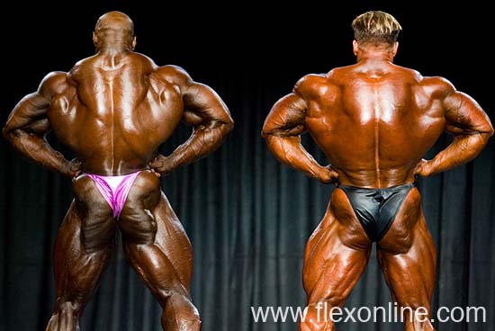Ronnie Coleman a Jay Cutler - Mr. Olympia 2005