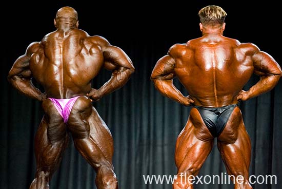 Ronnie Coleman a Jay Cutler - Mr. Olympia 2005