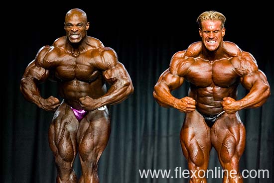 Ronnie Coleman a Jay Cutler - Mr. Olympia 2005
