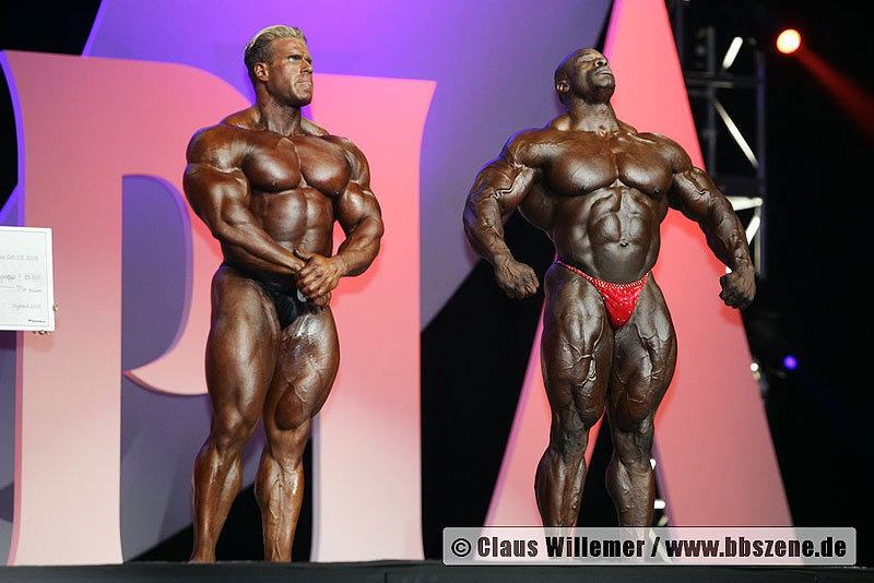 Jay Cutler a Ronnie Coleman