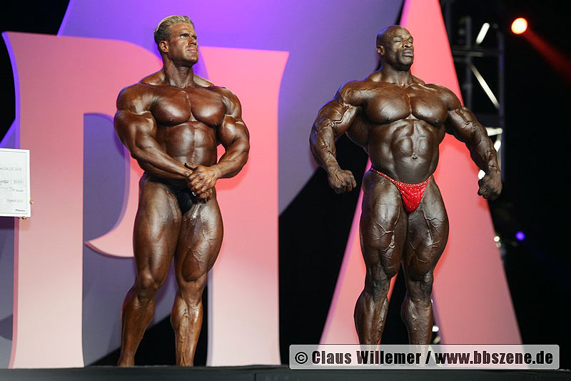 Jay Cutler a Ronnie Coleman