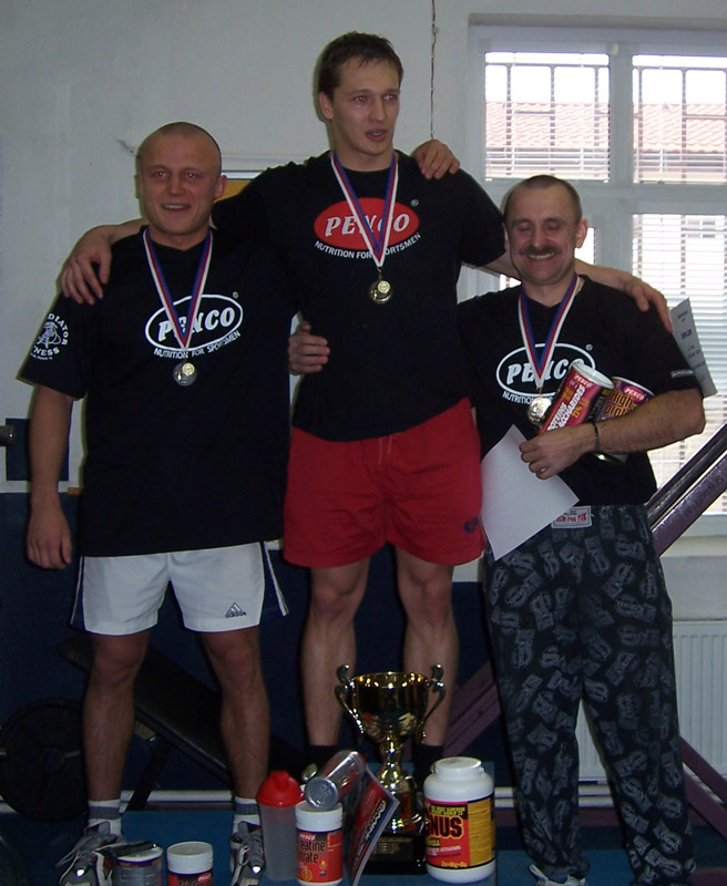 Kategorie mu��: 1. Jaroslav Jouja, 2. Ruslan Babiry, 3. Ji�� Boh��ek
