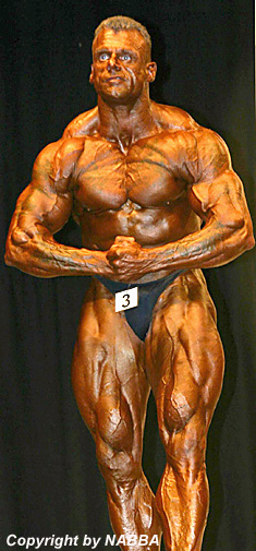 v�t�z Mr. Universe NABBA 2006 masters nad 40 let Jan de Weeat - Nizozem�