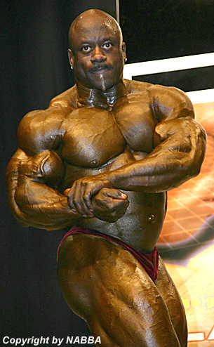 3. na Mr. Universe Pro NABBA 2006 Peter Elvis Brown - Velk� Brit�nie
