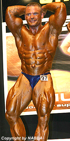6. na Mr. Universe Pro NABBA 2006 Billy Bourne - Irsko
