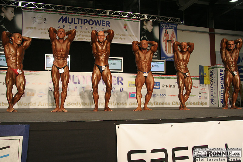 kulturistika mu�i 40 - 49 let - do 70 kg