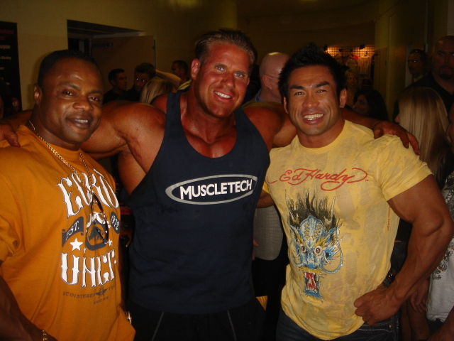 Jay Cutler, Silvio Samuel a Hidetada Yamagishi