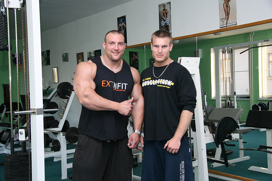 Petr B�ezna a Jakub Caha