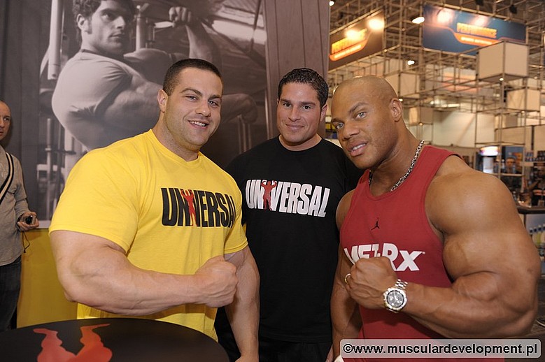 Evan Centopani a Phil Heath