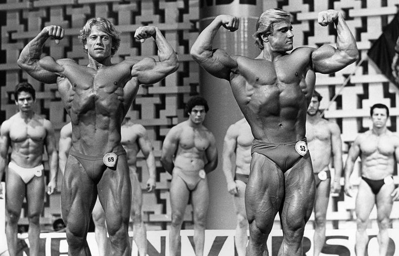 Andreas Cahling a Tom Platz v roce 1978