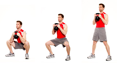 Kettlebells - goblet squat