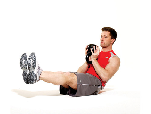 Kettlebells - russian twist