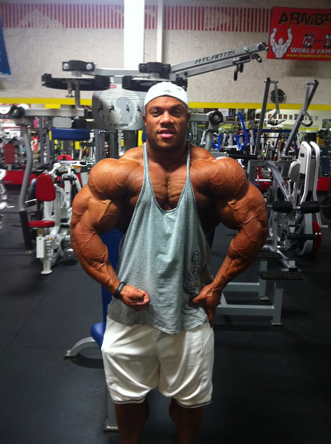 Phil Heath po tr�ninku ramen (29. z��� 2011)
