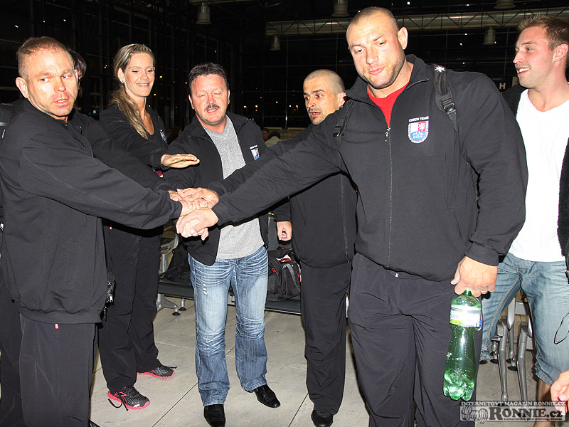 �esk� v�prava p�ed odletem na Arnold Classic Europe