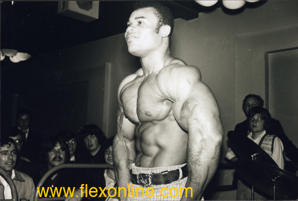 Warren Frederick na WBBG Pro Mr. America 1972