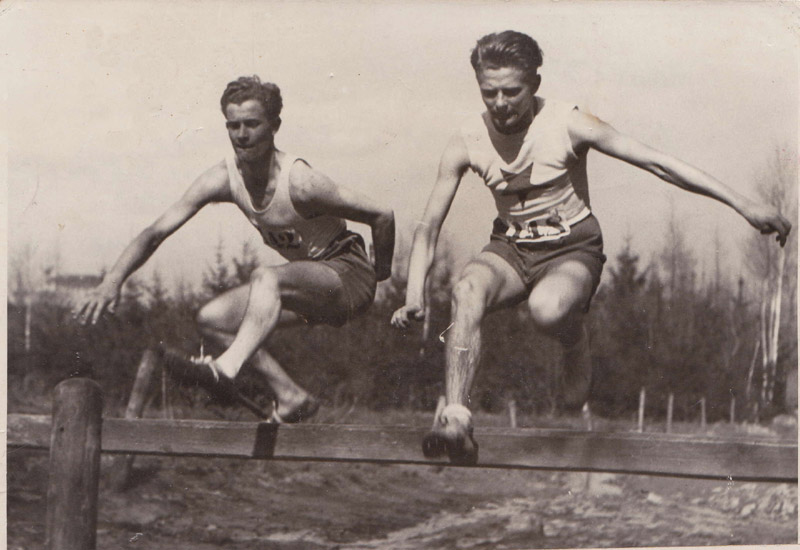 Jarn� b�h Stromovkou v roce 1944