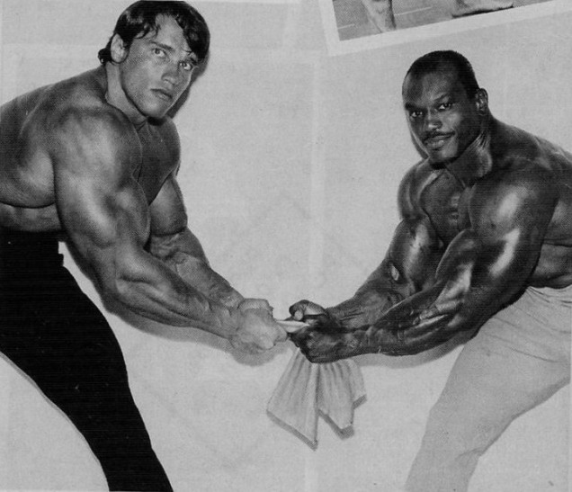 Sergio Oliva a Arnold Schwarzenegger