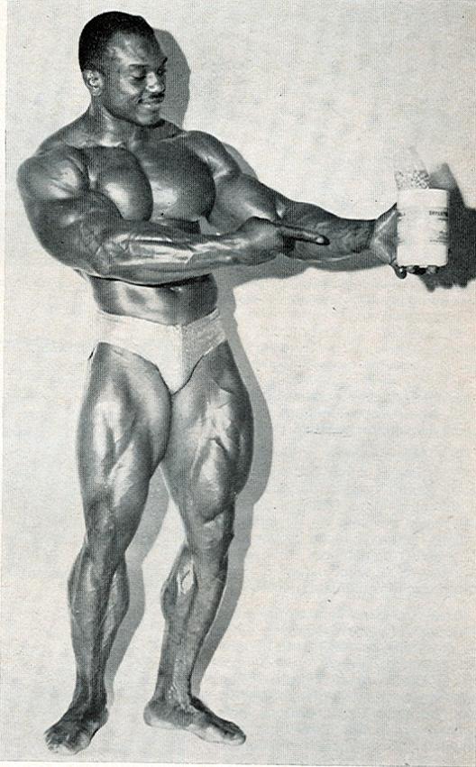 Sergio Oliva v reklam� na suplementy