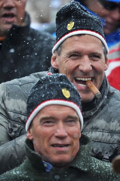 Arnold Schwarzenegger a Ralf M�ller