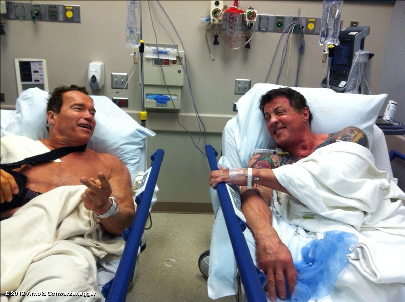 Arnold Schwarzenegger a Sylvester Stallone