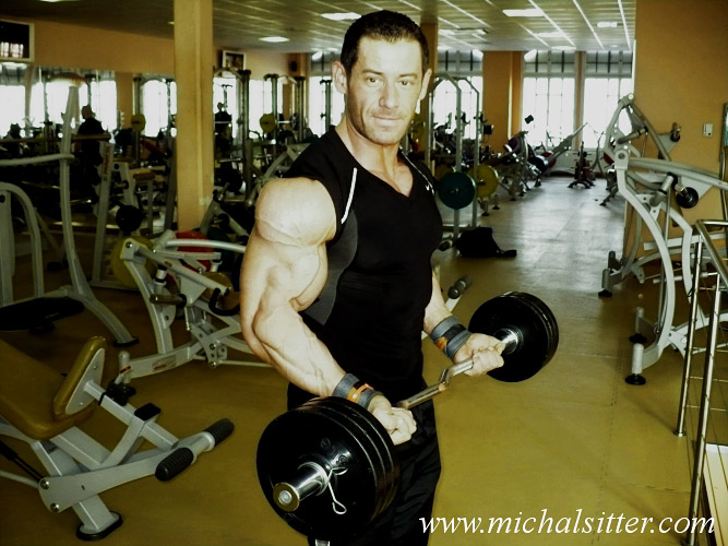 Michal Sitter v pr�b�hu p��pravy na Arnold Classic Amateur 2012
