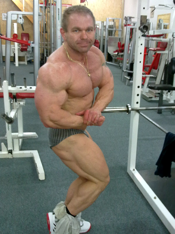 Martin Rezek v pr�b�hu p��pravy na Arnold Classic Amateur 2012