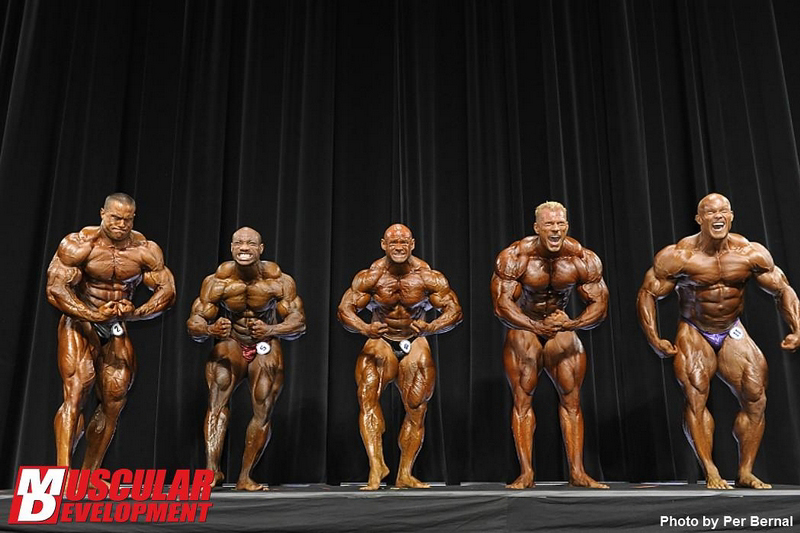 Evan Centopani, Dexter Jackson, Branch Warren, Dennis Wolf, Ben Pakulski