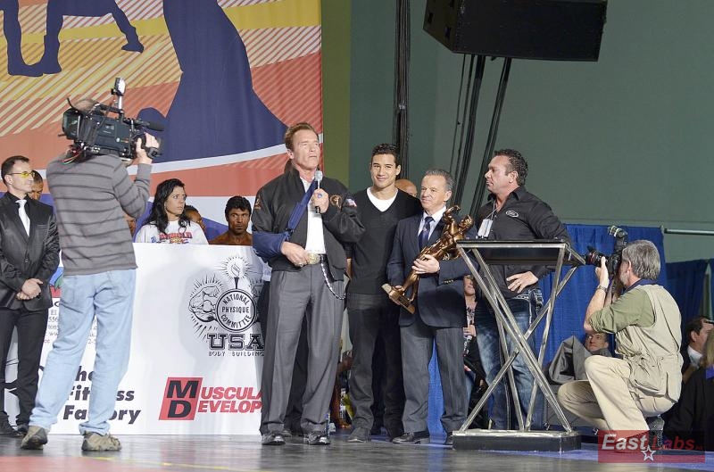 Arnold Schwarzenegger, Rafael Santonja, Rich Gaspari