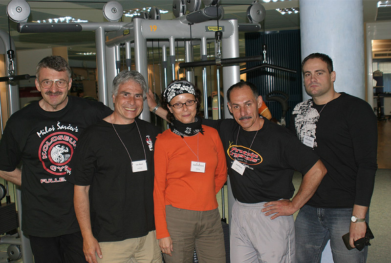Zleva: �udov�t Major, Ivan Mach, Zlata Klau�ov�, Josef �vub, Boris B�rdo�.