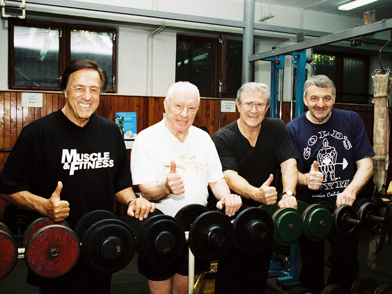 Zleva: Juraj Vi�n�, Milan Jablonsk�, Alexander Ba�insk�, �udov�t Major