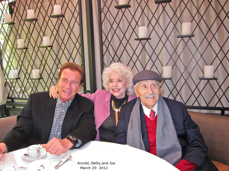 Arnold Schwarzenegger, Betty Weider, Joe Weider