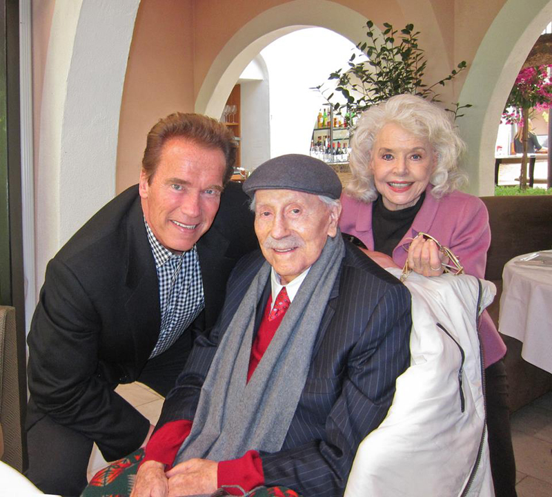 Arnold Schwarzenegger, Joe Weider, Betty Weider