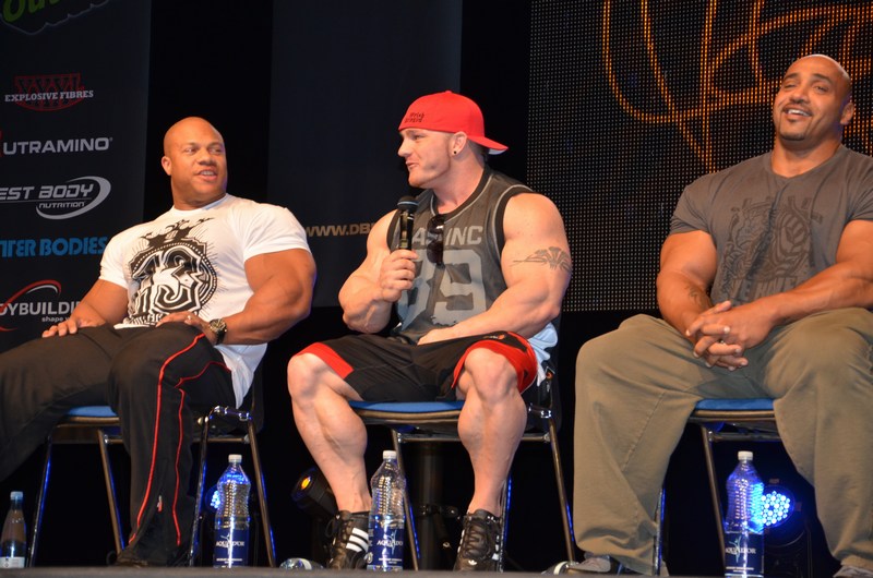 Phil Heath, James "Flex" Lewis, Dennis James