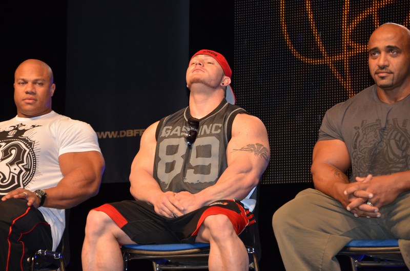Phil Heath, James "Flex" Lewis, Dennis James