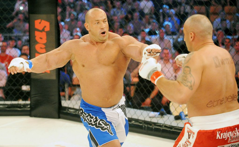 Robert Burneika a Marcin Najman