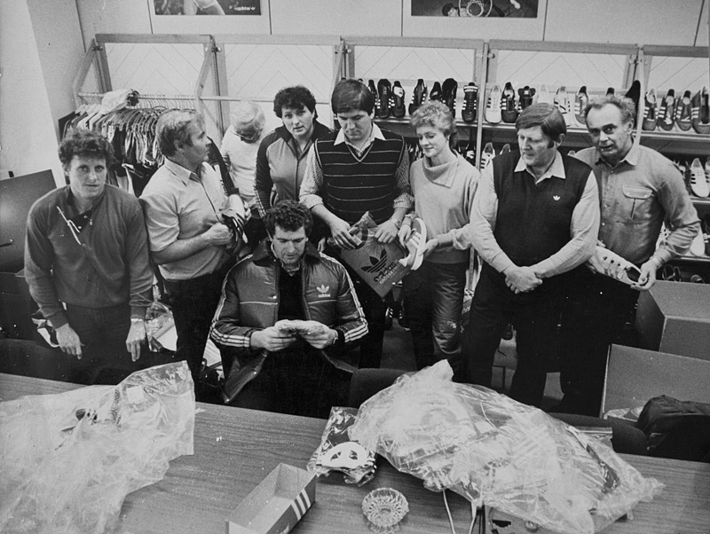 1982 - �s. atletick� �pi�ka: J. Kratochv�lov�, H. Fibingerov�, Imrich Bug�r a dal��