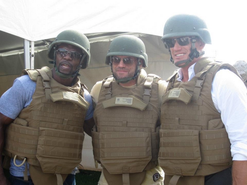 Terry Crews, Randy Couture, Dolph Lundgren