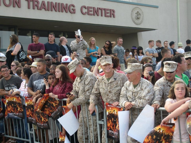 The Expendables 2 na z�kladn� Camp Pendleton