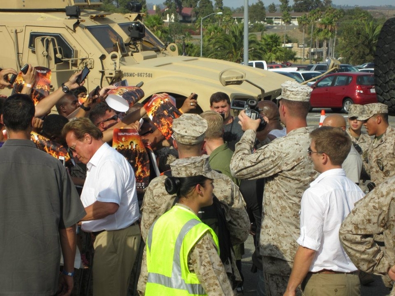 The Expendables 2 na z�kladn� Camp Pendleton