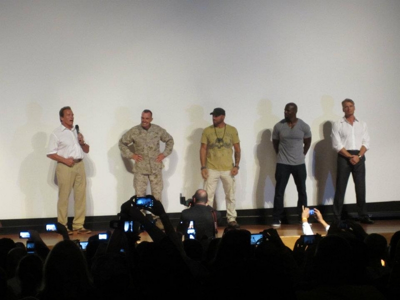 Arnold Schwarzenegger, Randy Couture, Terry Crews, Dolph Lundgren