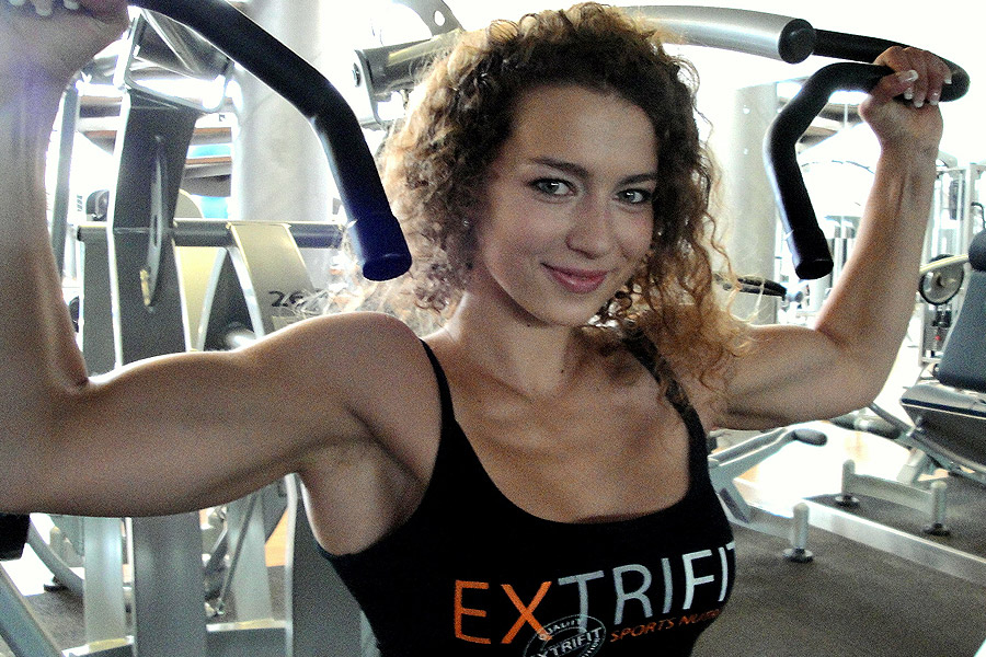Barbora �ern�kov� v p��prav� na Arnold Classic Europe 2012