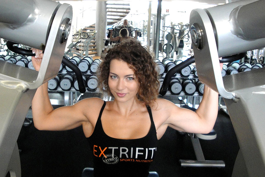 Barbora �ern�kov� v p��prav� na Arnold Classic Europe 2012