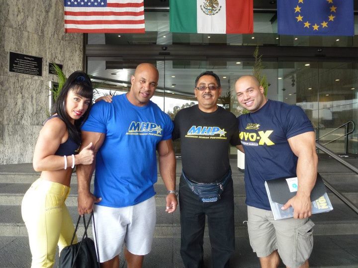 Victor Martinez a Jonathan Delarosa na veletrhu v Mexiku