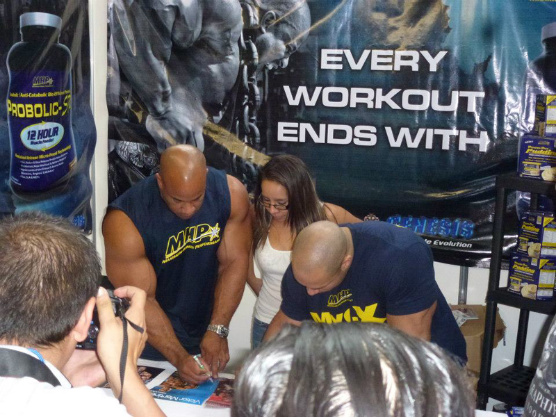 Victor Martinez a Jonathan Delarosa na veletrhu v Mexiku