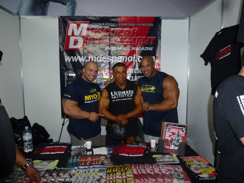 Victor Martinez a Jonathan Delarosa na veletrhu v Mexiku