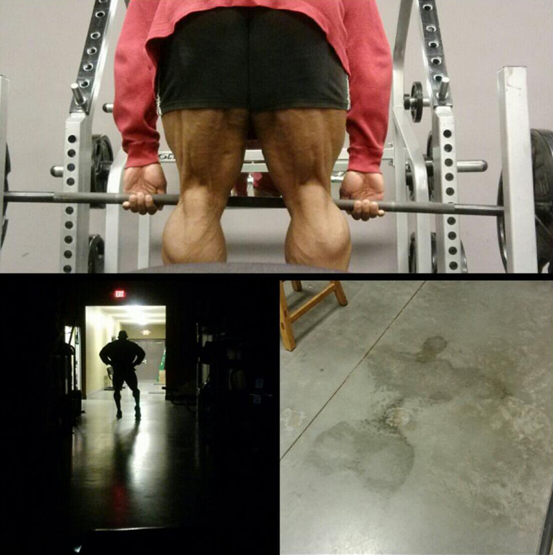Cedric McMillan - pozdn� no�n� tr�nink po skon�en� provozn� doby posilovny