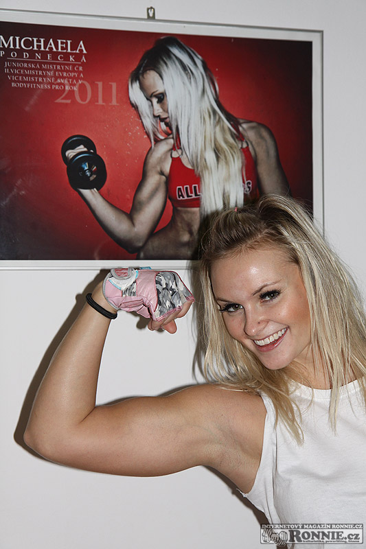 Michaela Podneck�: tr�nink prsou a biceps� 8. 11. 2012