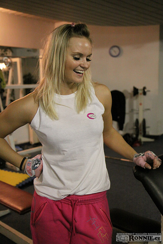 Michaela Podneck�: tr�nink prsou a biceps� 8. 11. 2012